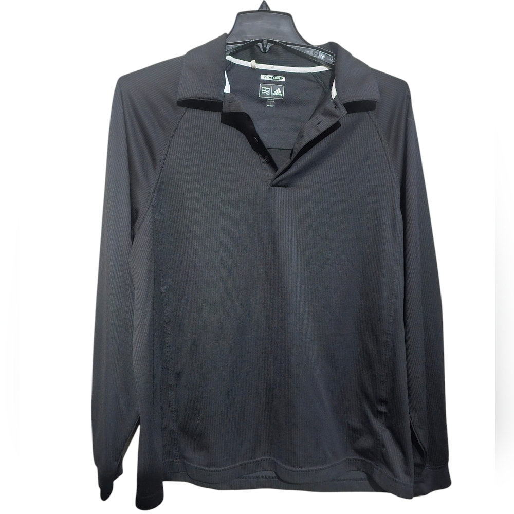 Adidas mens ClimaCool long sleeve polo